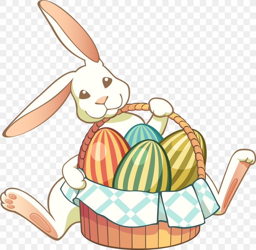Easter Bunny Easter Basket Clip Art, PNG, 2500x2436px, Easter Bunny, Art, Artwork, Basket, Easter Download Free