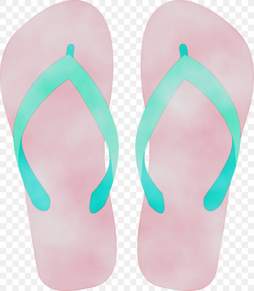 Flip-flops Slipper Product Design, PNG, 2283x2616px, Flipflops, Aqua, Footwear, Green, Pink Download Free
