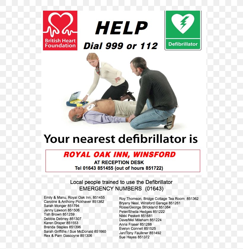 Defibrillation British Heart Foundation Winsford, Somerset, PNG, 596x842px, Defibrillation, Advertising, British Heart Foundation, Emergency, Health Download Free