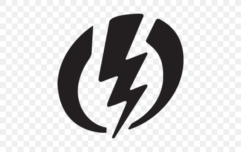 Logo Electricity Electric Vehicle, PNG, 518x518px, Logo, Black And White, Brand, Corporate Identity, Decal Download Free