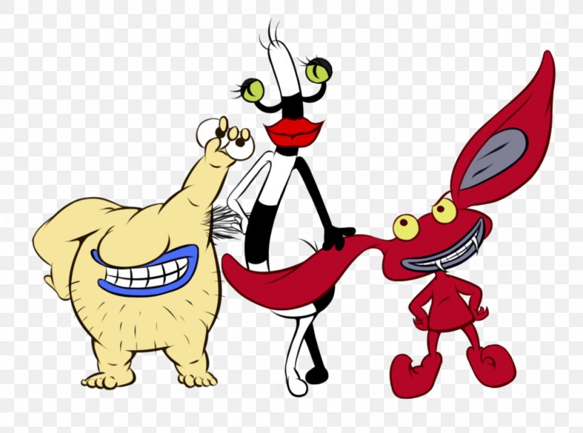 Oblina Ickis Canidae Character Cartoon, PNG, 1024x761px, Oblina, Aaahh Real Monsters, Animal Figure, Art, Canidae Download Free