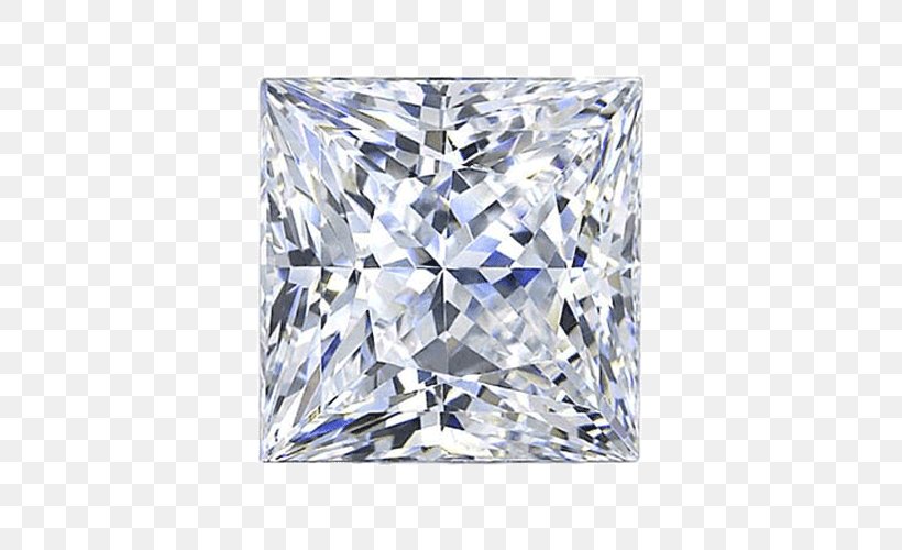 Princess Cut Diamond Cut Charms & Pendants, PNG, 500x500px, Princess Cut, Blue, Blue Nile, Brilliant, Carat Download Free