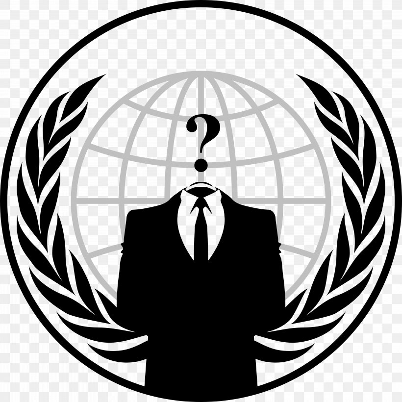 Security Hacker Hacktivism LulzSec Logo, PNG, 6000x6000px, Security Hacker, Activism, Anonymous Post, Black And White, Computer Security Download Free