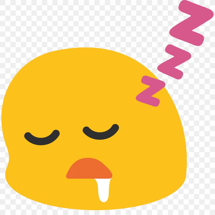 Smiley Emoji Sleep Emoticon Text Messaging, PNG, 2000x2000px, Smiley, Android, Beak, Blob Emoji, Drooling Download Free