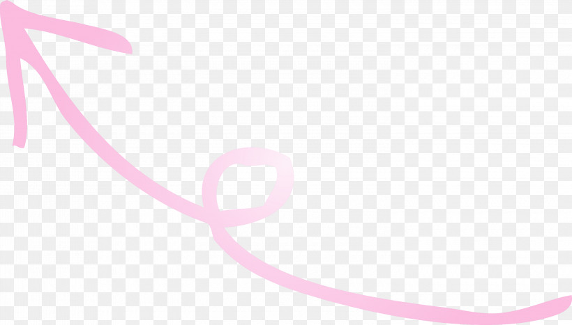 Curved Arrow, PNG, 3000x1710px, Curved Arrow, Line, Magenta, Pink Download Free