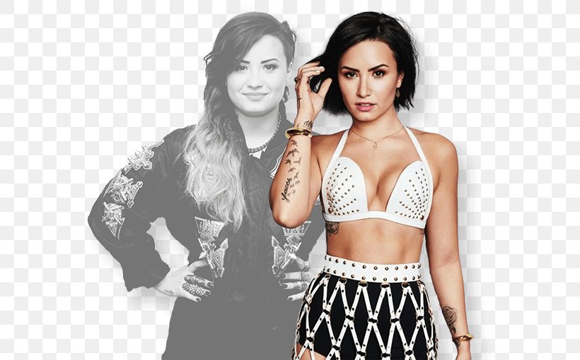 Demi Lovato Ariana Grande One Love Manchester The X Factor (U.S.) Simply Complicated, PNG, 578x510px, Watercolor, Cartoon, Flower, Frame, Heart Download Free