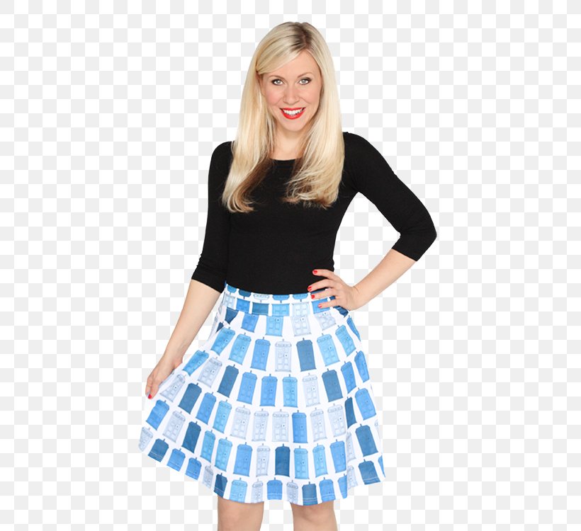 Doctor Who Skirt TARDIS Sonic Screwdriver, PNG, 750x750px, Doctor Who, Abdomen, Blue, Clothing, Costume Download Free