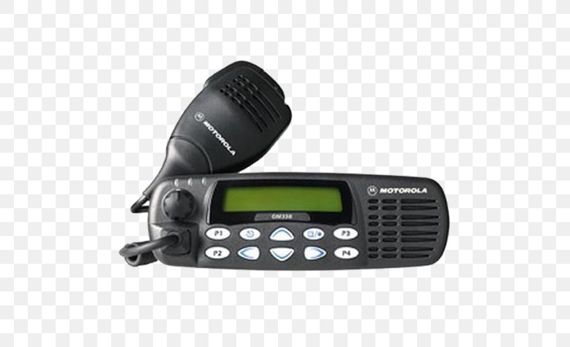 Motorola Base Station Mobile Radio Walkie-talkie Transceiver, PNG, 500x500px, Motorola, Base Station, Communication Device, Electronic Device, Hardware Download Free