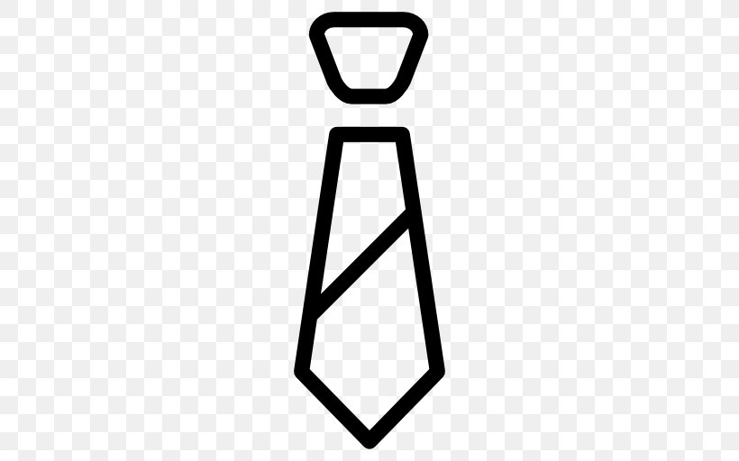 Black And White Triangle Logo, PNG, 512x512px, Necktie, Area, Black, Black And White, Black Tie Download Free