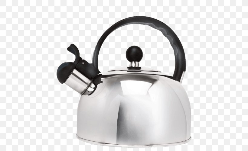 Whistling Kettle Teapot Stainless Steel, PNG, 500x500px, Kettle, Cooking Ranges, Cookware, Cookware And Bakeware, Electric Kettle Download Free