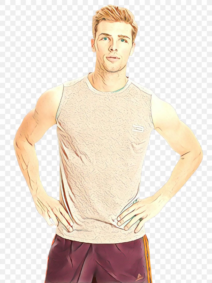 Clothing White T-shirt Shoulder Neck, PNG, 1300x1733px, Cartoon, Arm, Clothing, Male, Neck Download Free