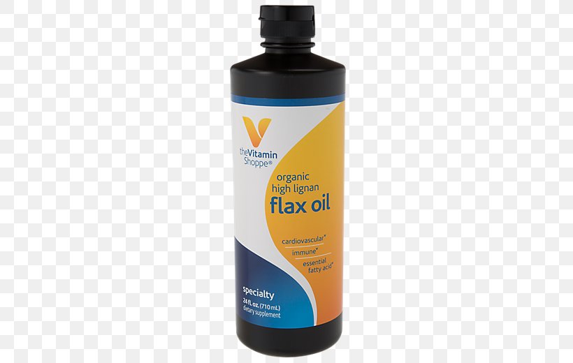 Linseed Oil Lignan Flax The Vitamin Shoppe, PNG, 520x520px, Linseed Oil, Flax, Ingredient, Lignan, Liquid Download Free