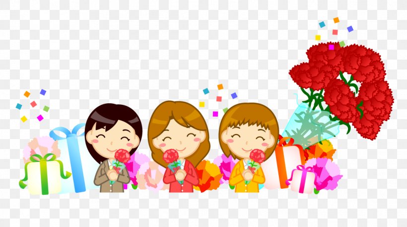Mother's Day お母さん Clip Art, PNG, 1137x635px, Carnation, Art, Cartoon, Child, Coloring Book Download Free