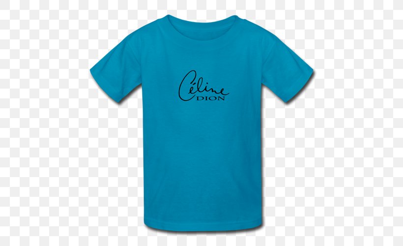 T-shirt Amazon.com Clothing Crew Neck, PNG, 500x500px, Tshirt, Active Shirt, Amazoncom, Aqua, Azure Download Free
