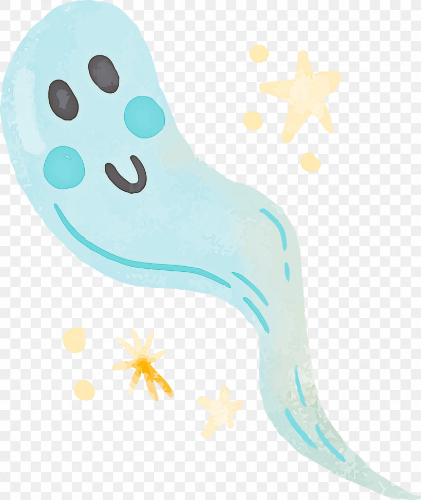 Halloween Ghost, PNG, 2107x2507px, Halloween, Ghost, Turquoise Download Free
