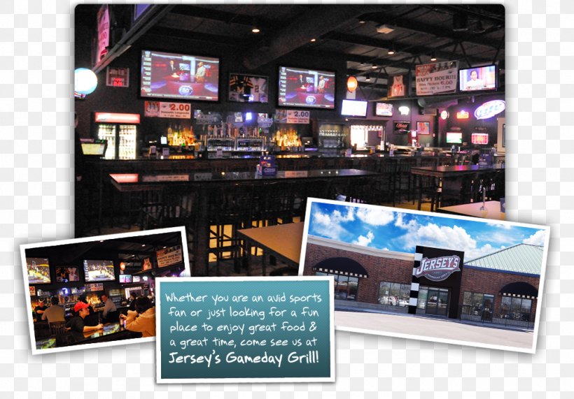 Jersey's Gameday Grill, PNG, 1016x708px, Jersey, Advertising, Brand, Defiance, Display Advertising Download Free