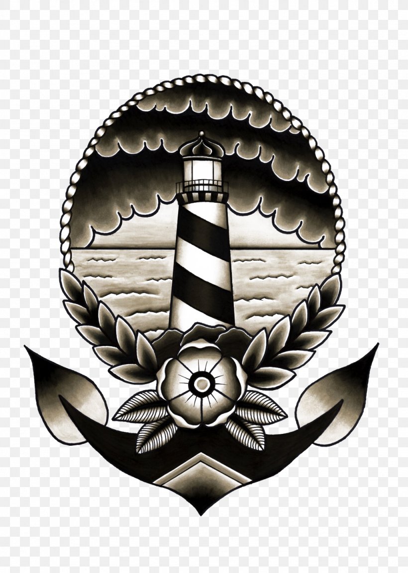 Old School (tattoo) Flash Sailor Tattoos Lighthouse, PNG, 1024x1441px, Tattoo, Anchor, Art, Blackandgray, Color Download Free