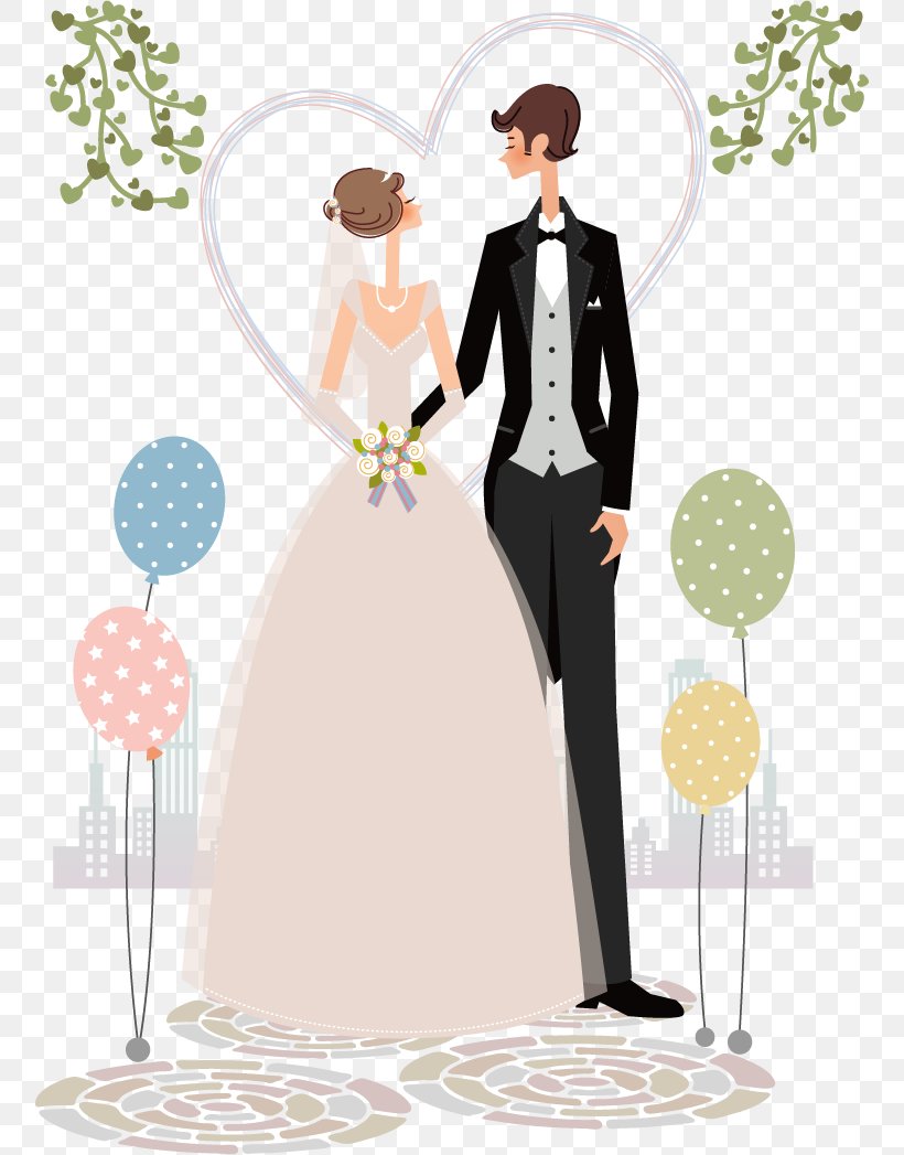 Christian Views On Marriage Wedding Illustration, PNG, 756x1047px, Marriage, Bride, Bridegroom, Christian Views On Marriage, Contemporary Western Wedding Dress Download Free