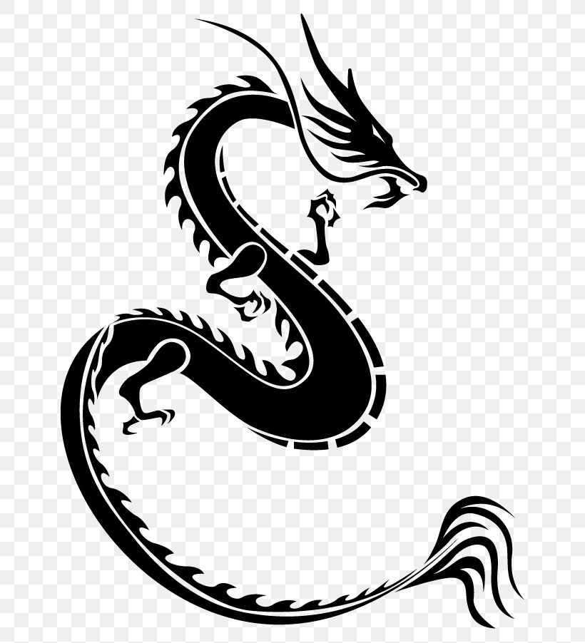 Dragon Logo Graphic Designer Clip Art, PNG, 679x902px, Dragon, Art, Artwork, Black And White, Fictional Character Download Free