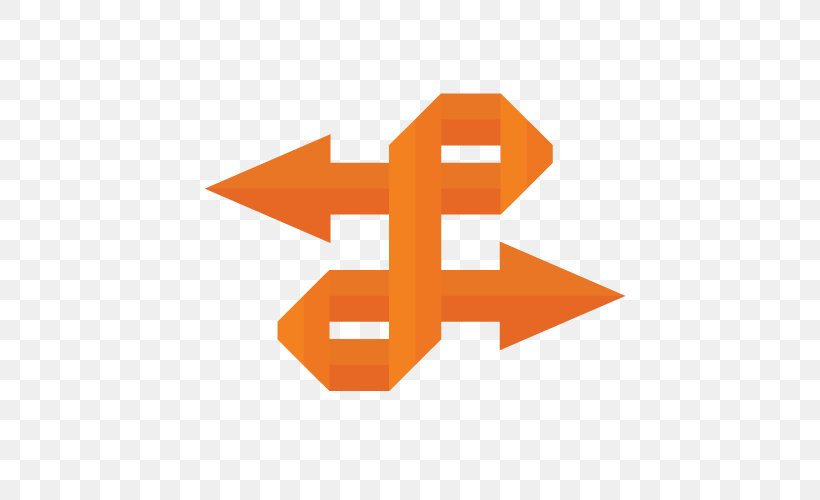 Logo Arrow Icon, PNG, 500x500px, Logo, Area, Brand, Contrast, Orange Download Free