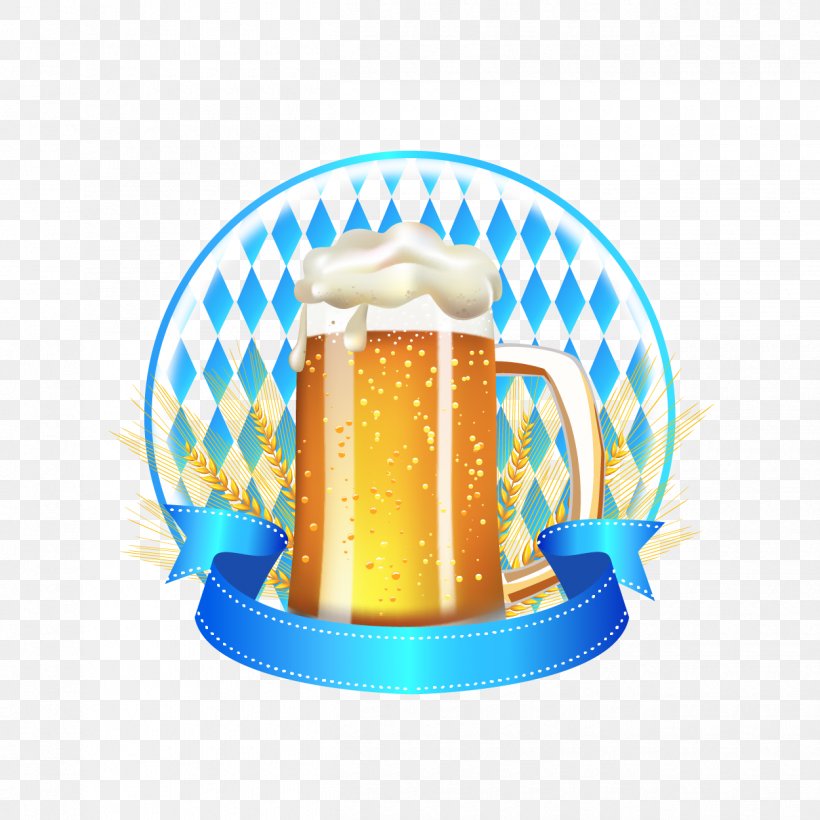 Beer Oktoberfest Wheat Euclidean Vector, PNG, 1250x1250px, Beer, Beer Bottle, Cdr, Cup, Drink Download Free