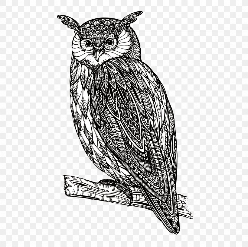 Owl Royalty-free, PNG, 2362x2362px, Owl, Art, Beak, Bird, Bird Of Prey Download Free