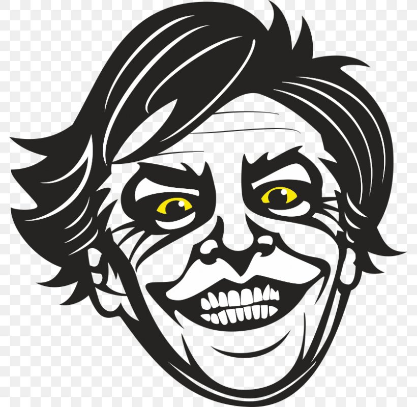 Joker Sticker Wall Decal Batman, PNG, 800x800px, Joker, Art, Batman, Black And White, Decal Download Free