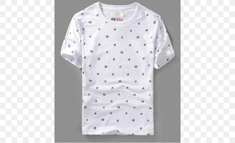 Long-sleeved T-shirt Long-sleeved T-shirt Polka Dot Collar, PNG, 500x500px, Sleeve, Active Shirt, Barnes Noble, Brand, Button Download Free