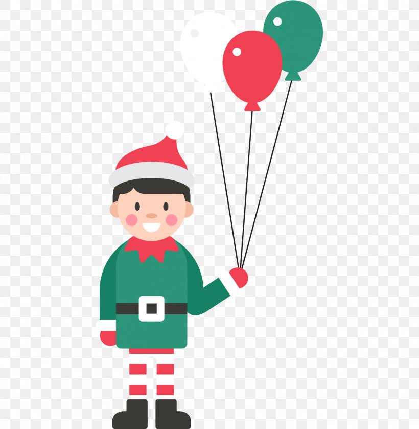 Christmas Day Santa Claus Image Child, PNG, 1450x1485px, Christmas Day, Balloon, Boy, Cartoon, Child Download Free
