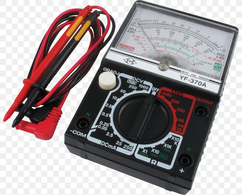 Electronics Multimeter Voltmeter Ohm, PNG, 800x662px, Electronics, Ammeter, Analog Signal, Analogmultimeter, Analogue Electronics Download Free