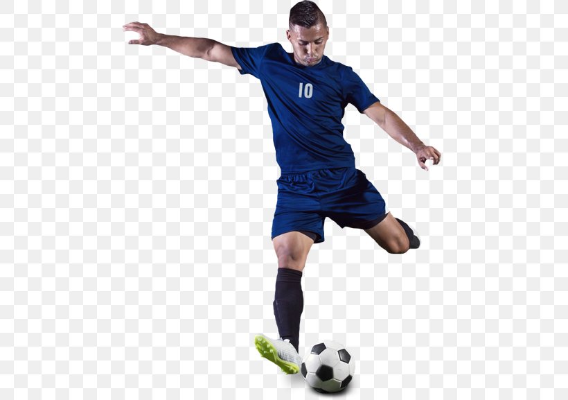 Football Player Team Sport Soccer Kick, PNG, 484x577px, Ball, Athlete, Blue, Football, Football Player Download Free