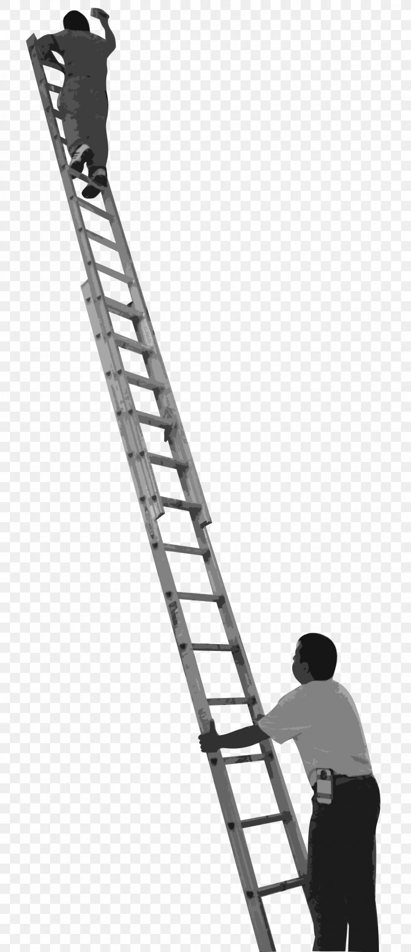 Ladder Aluminium Scaffolding Wing Enterprises, Inc. Building, PNG, 1411x3264px, Ladder, Altrex, Aluminium, Black And White, Building Download Free