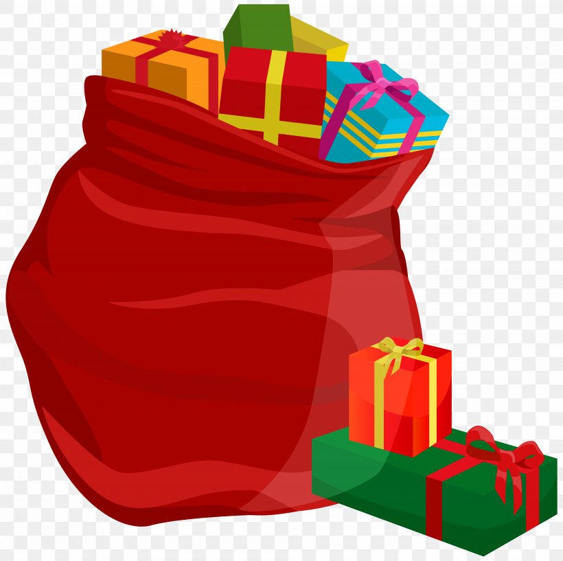 Santa Claus Christmas Clip Art, PNG, 8000x7978px, Santa Claus, Bag, Christmas, Christmas Decoration, Christmas Ornament Download Free