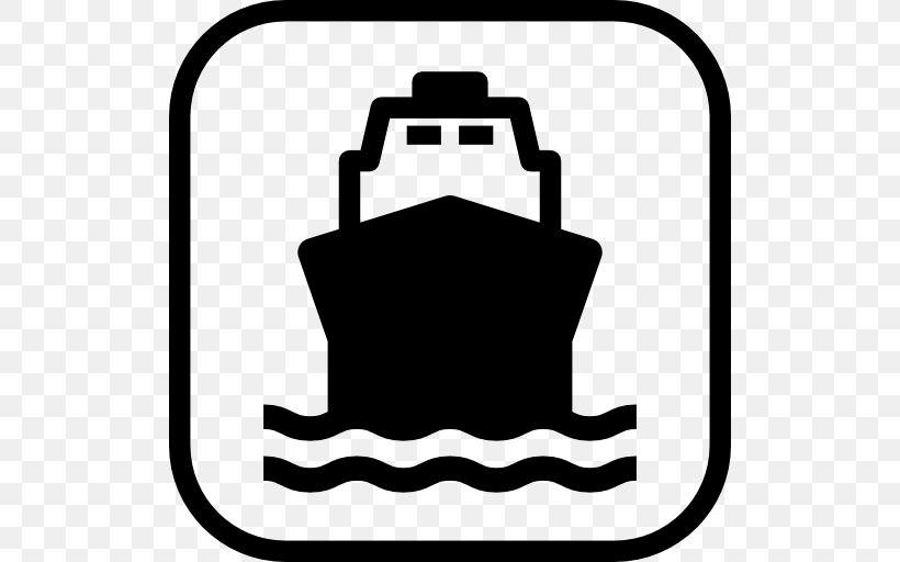 Ship Transport Boat Car Ferry, PNG, 512x512px, Ship, Black, Black And White, Boat, Brand Download Free