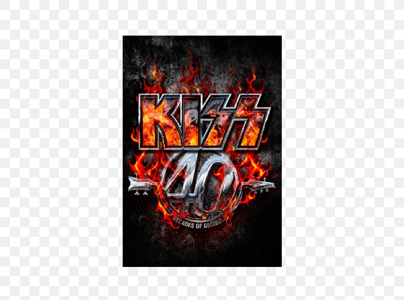 The KISS 40th Anniversary World Tour Kiss Tour Kissworld Tour, PNG, 640x608px, Watercolor, Cartoon, Flower, Frame, Heart Download Free