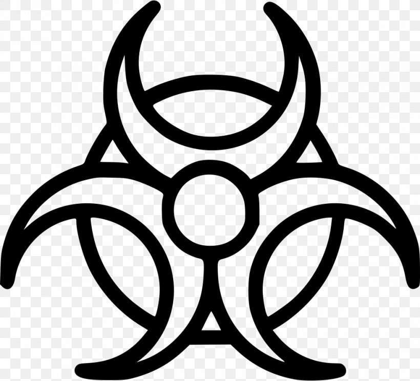 Biological Hazard Hazard Symbol Dangerous Goods, PNG, 980x890px, Biological Hazard, Blackandwhite, Dangerous Goods, Hazard, Hazard Symbol Download Free