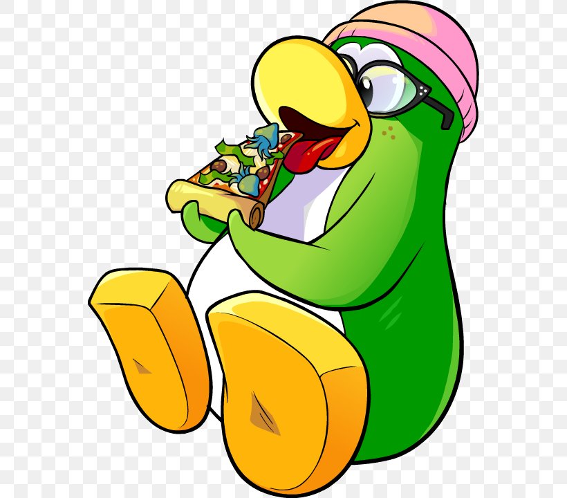 Club Penguin Pizza Fast Food Clip Art, PNG, 720x720px, Club Penguin, Artwork, Beak, Bird, Child Download Free