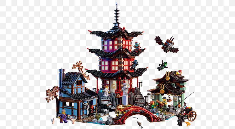 LEGO 70751 NINJAGO Temple Of Airjitzu Lego Ninjago Lego Castle Toy, PNG, 600x450px, Lego Ninjago, Bricklink, Christmas, Christmas Decoration, Christmas Ornament Download Free