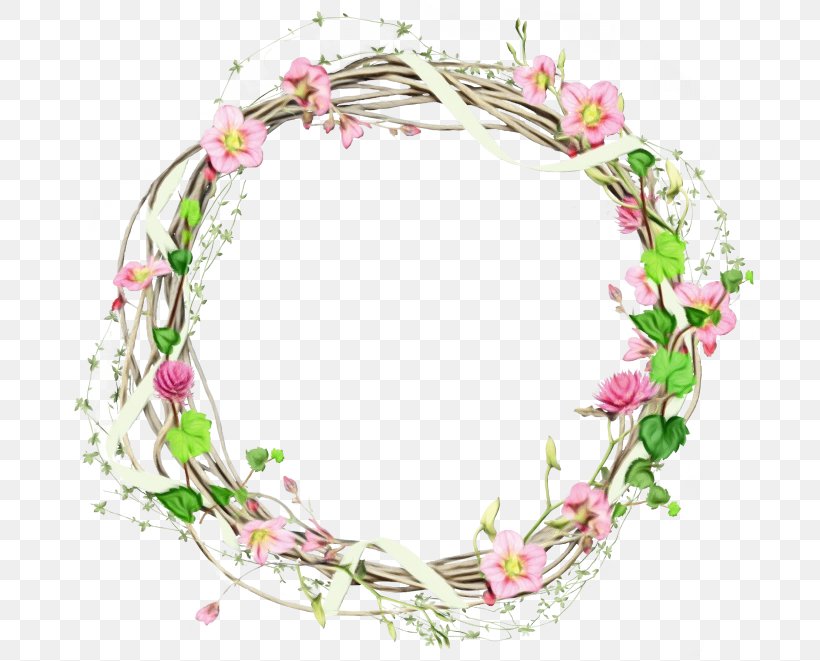 Watercolor Wreath Background, PNG, 700x661px, Watercolor, Body Jewellery, Cut Flowers, Floral Design, Flower Download Free