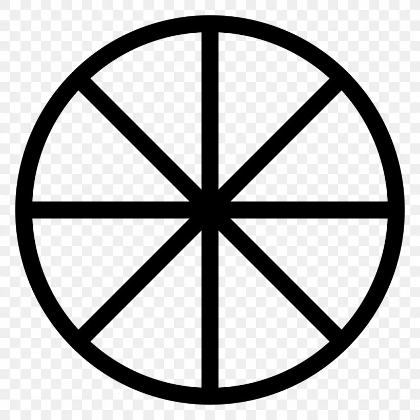 Book Of Shadows Wheel Of The Year Spoke Sun Cross Symbol, PNG, 1024x1024px, Book Of Shadows, Area, Black And White, Chariot, Dharmachakra Download Free