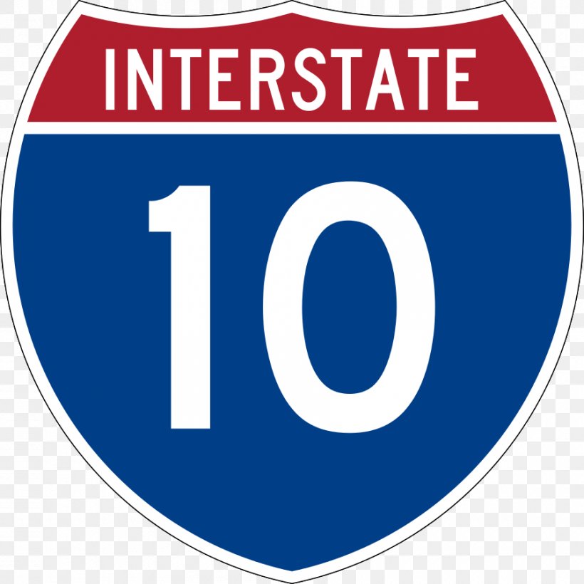 Interstate 10 In Texas Interstate 81 Interstate 12 Interstate 78, PNG, 900x900px, Interstate 10, Area, Banner, Blue, Brand Download Free