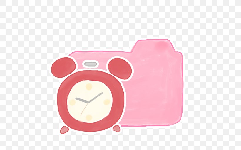 Pink Snout, PNG, 512x512px, Cogsworth, Alarm Clocks, Clock, Directory, Drawing Download Free