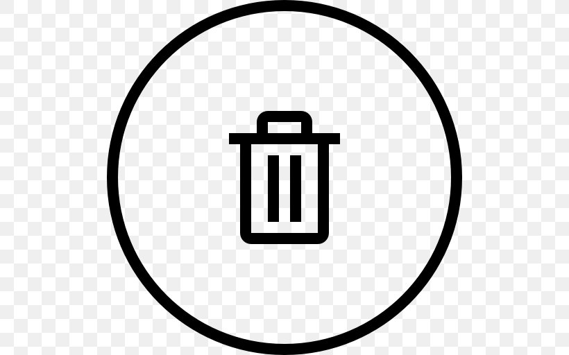 Rubbish Bins & Waste Paper Baskets Container Zero Waste Recycling, PNG, 512x512px, Rubbish Bins Waste Paper Baskets, Area, Black And White, Brand, Container Download Free
