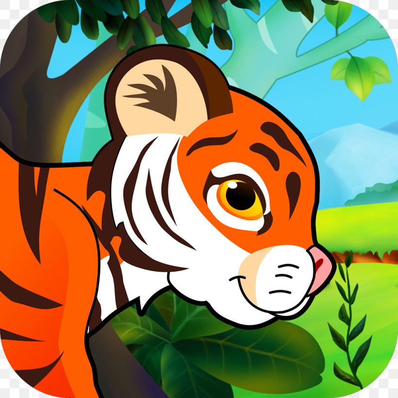 Tiger Cat Character Clip Art, PNG, 1024x1024px, Tiger, Art, Big Cat, Big Cats, Carnivoran Download Free