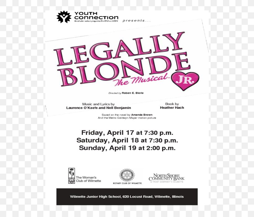 Elle Woods Legally Blonde Titanic Sunderland Empire Theatre Kinky Boots, PNG, 528x700px, Watercolor, Cartoon, Flower, Frame, Heart Download Free