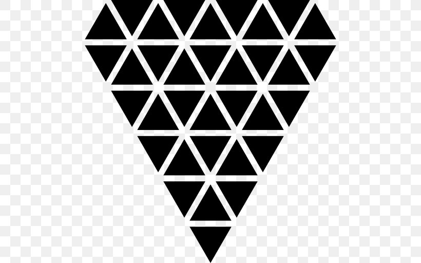 Triangle Shape Heart Line, PNG, 512x512px, Triangle, Black, Black And White, Color, Geometry Download Free