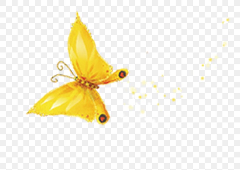 Butterfly Gold Computer File, PNG, 768x583px, Butterfly, Designer, Gold, Insect, Invertebrate Download Free