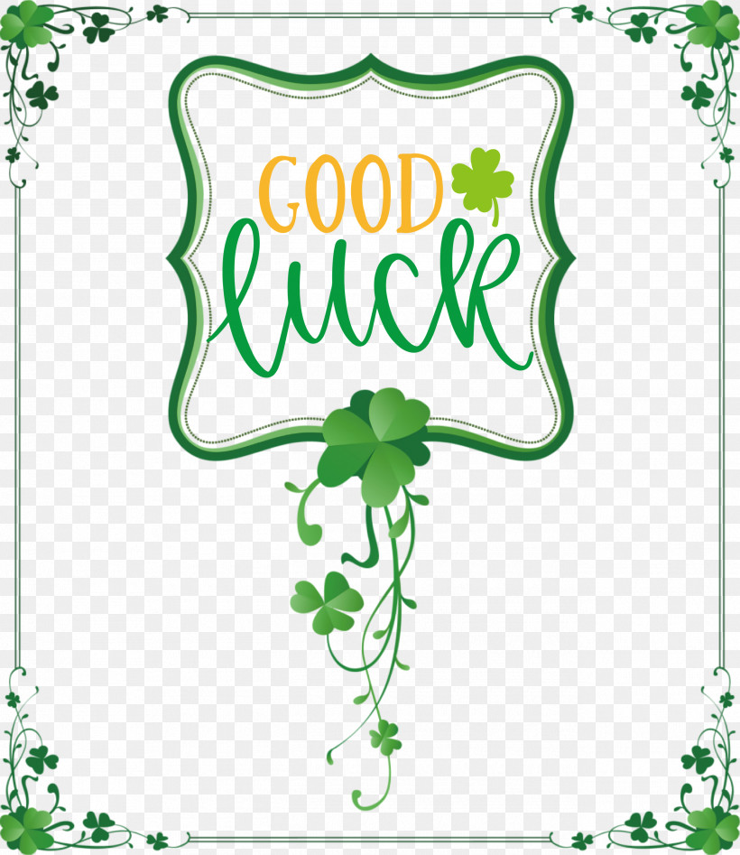 Saint Patrick Patricks Day Good Luck, PNG, 2595x3000px, Saint Patrick, Cdr, Clover, Good Luck, Logo Download Free