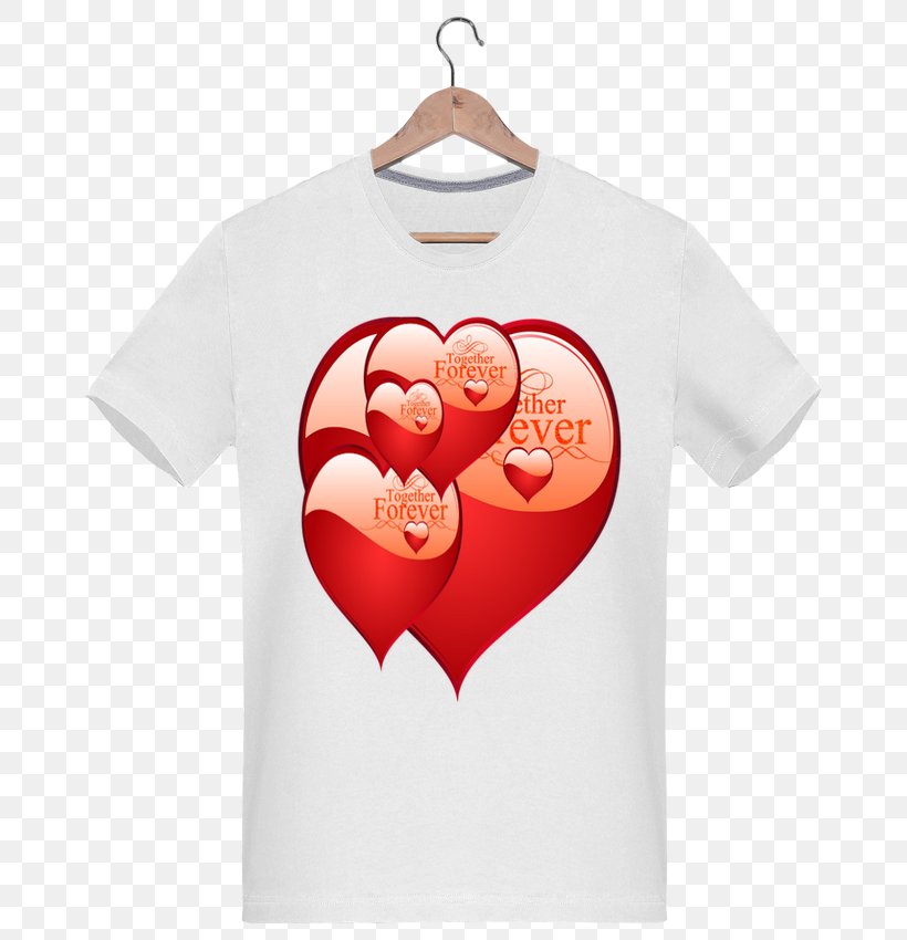 T-shirt Clothing Sleeve Collar, PNG, 690x850px, Watercolor, Cartoon, Flower, Frame, Heart Download Free