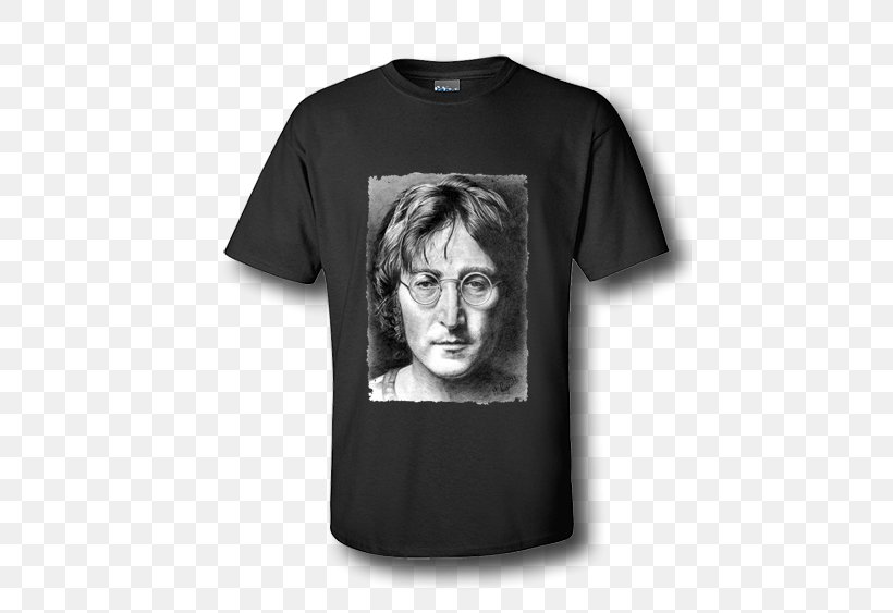 T-shirt John Lennon Sleeve Art, PNG, 450x563px, Tshirt, Art, Black, Black And White, Brand Download Free